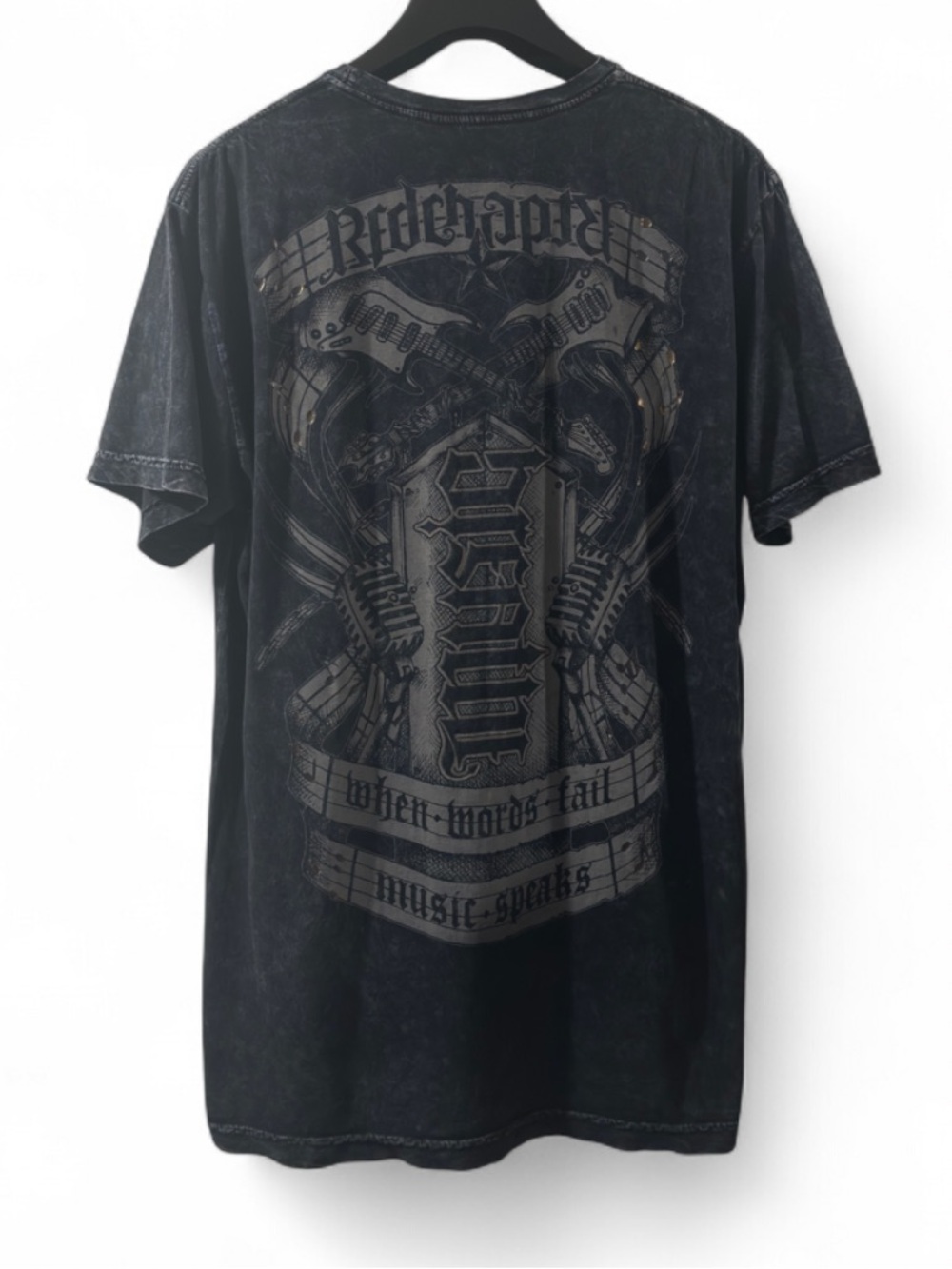 VTG Y2K Rock & Roll Grunge Graphic T-shirt Size Men’s XL